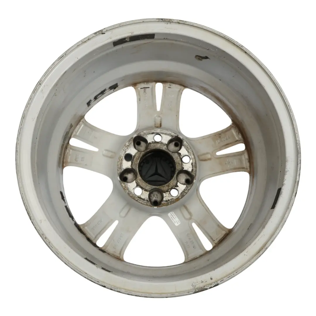 Silber Felge 16" 5 Doppel Speiche ET:42 7,5J für Mercedes W211 mit Teilenummer A2114017102 Mercedes W211 Silber Felge 16" 5 Doppel Speiche ET:42 7,5J - SKU A2114017102-2 - Teilenummer A2114017102