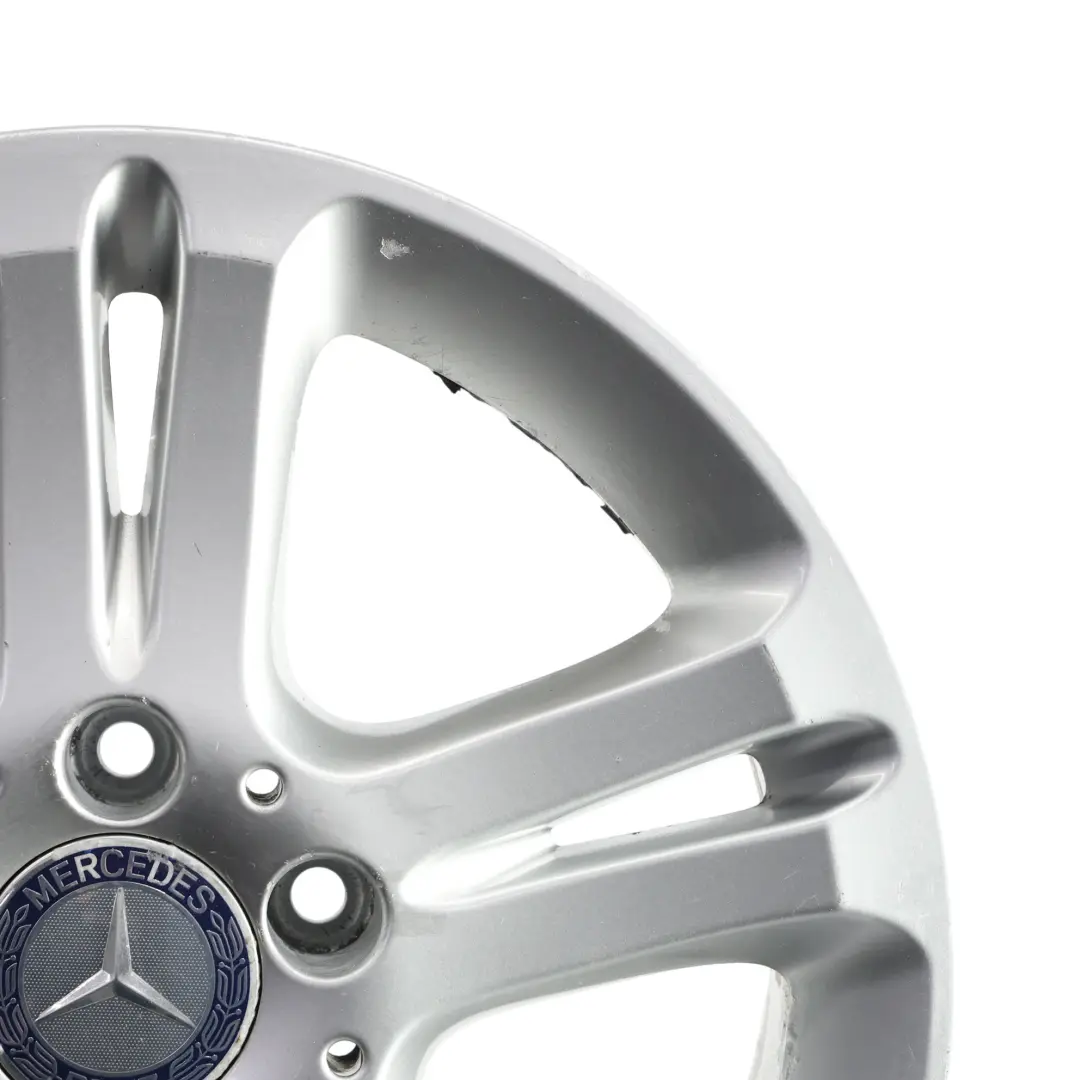 Silber Felge 16" 5 Doppel Speiche ET:42 7,5J für Mercedes W211 mit Teilenummer A2114017102 Mercedes W211 Silber Felge 16" 5 Doppel Speiche ET:42 7,5J - SKU A2114017102-2 - Teilenummer A2114017102