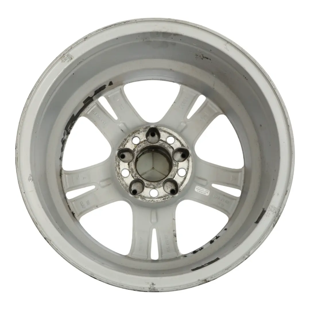 Mercedes W211 Silver Wheel Alloy Rim 16" 5 Double Spoke ET:42 7,5J - SKU A2114017102-4 - Part number A2114017102