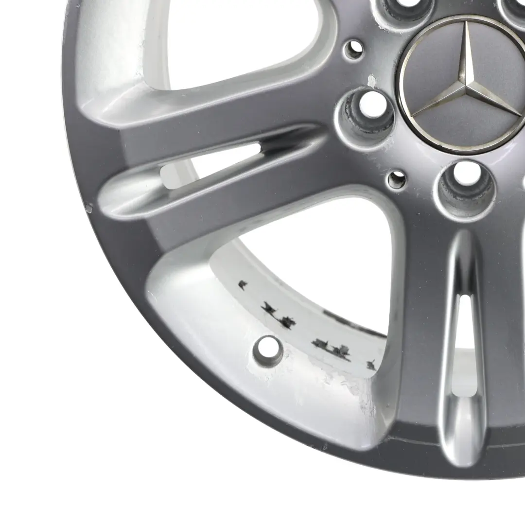 Mercedes W211 Silver Wheel Alloy Rim 16" 5 Double Spoke ET:42 7,5J - SKU A2114017102-4 - Part number A2114017102