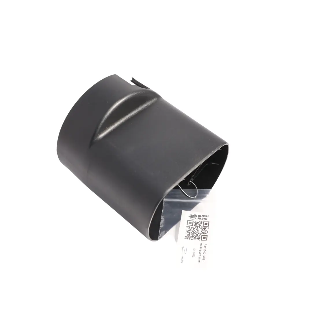 Mercedes W211 Steering Column Switch Trim Panel Covering Black - SKU A2115401262-1 - Part number A2115401262
