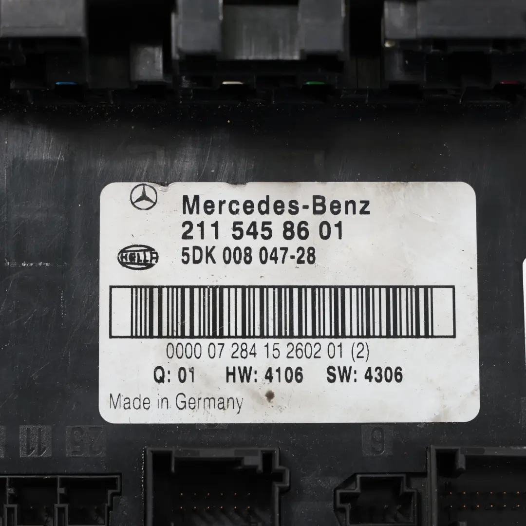 Sicherungskasten Mercedes W211 CLS C219 Heck SAM Modul Relais Steuergerät - SKU A2115458601-1 - Teilenummer A2115458601