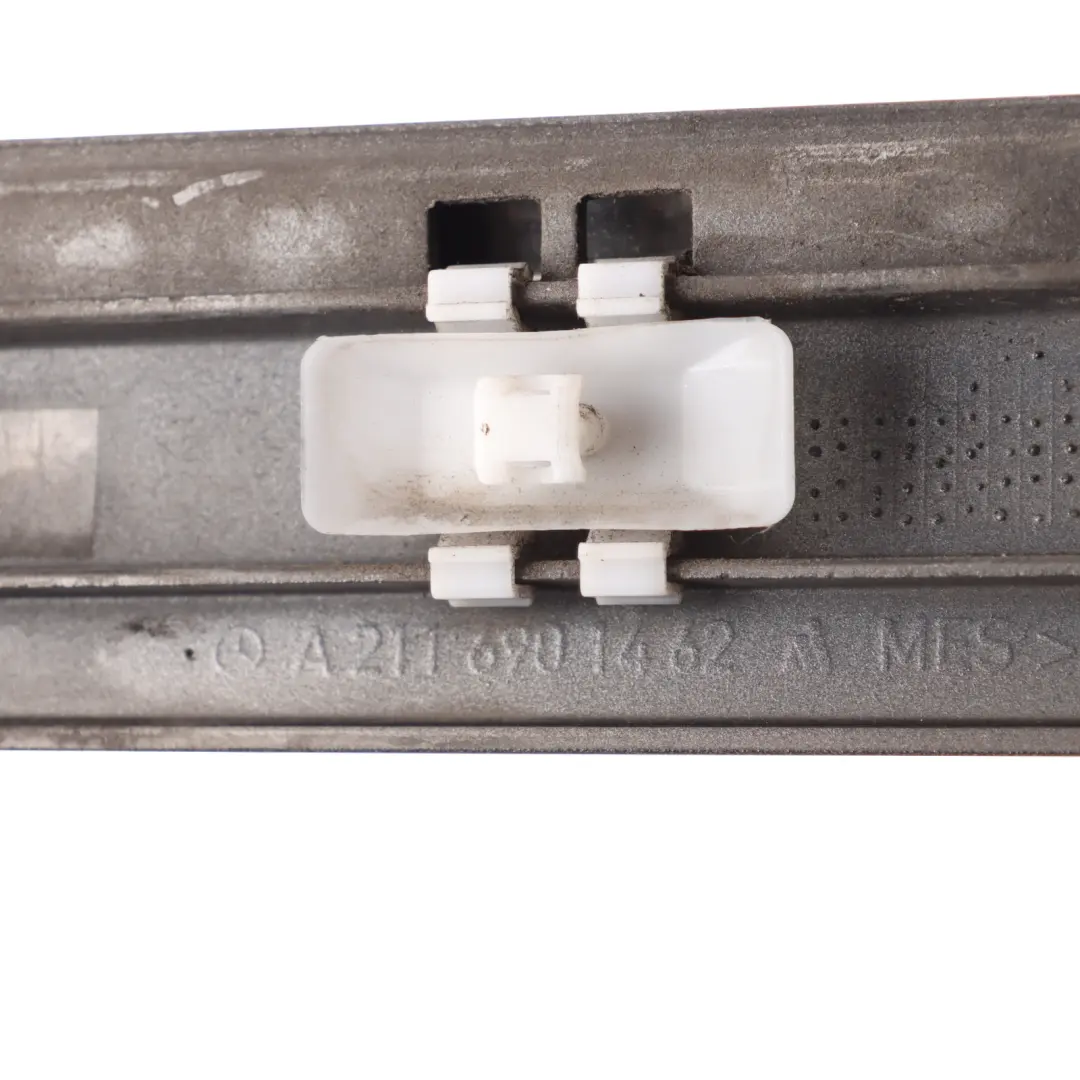 Door Strip Rear Right O/S Moulding Trim Indium Grey Metallic - 963 to Mercedes W211 with Part number A2116901462 Mercedes W211 Door Strip Rear Right O/S Moulding Trim Indium Grey Metallic - 963 - SKU A2116901462-ING - Part number A2116901462