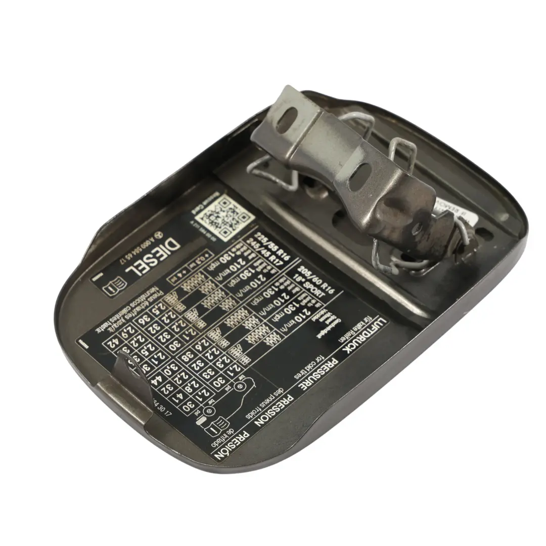 Mercedes W211 Tank Klappe Tank Deckel Abdeckung Indium Grau Metallic - 963 - SKU A2117500206-ING - Teilenummer A2117500206