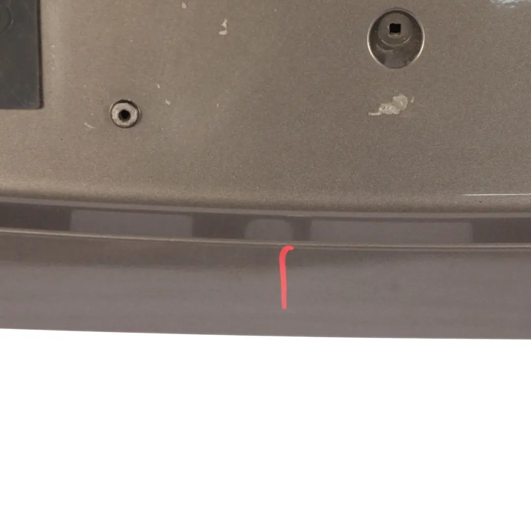 Trim Cover Number Plate Indium Grey - 963 to Mercedes W211 Tailgate with Part number A2118100173 Mercedes W211 Tailgate Trim Cover Number Plate Indium Grey - 963 - SKU A2118100173-ING - Part number A2118100173