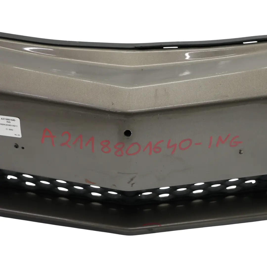 Zderzak Przedni Indium Grey Szary Metalik - 963 do Mercedes W211 o numerze A2118801640 Mercedes W211 Zderzak Przedni Indium Grey Szary Metalik - 963 - SKU A2118801640-ING - Numer Części A2118801640