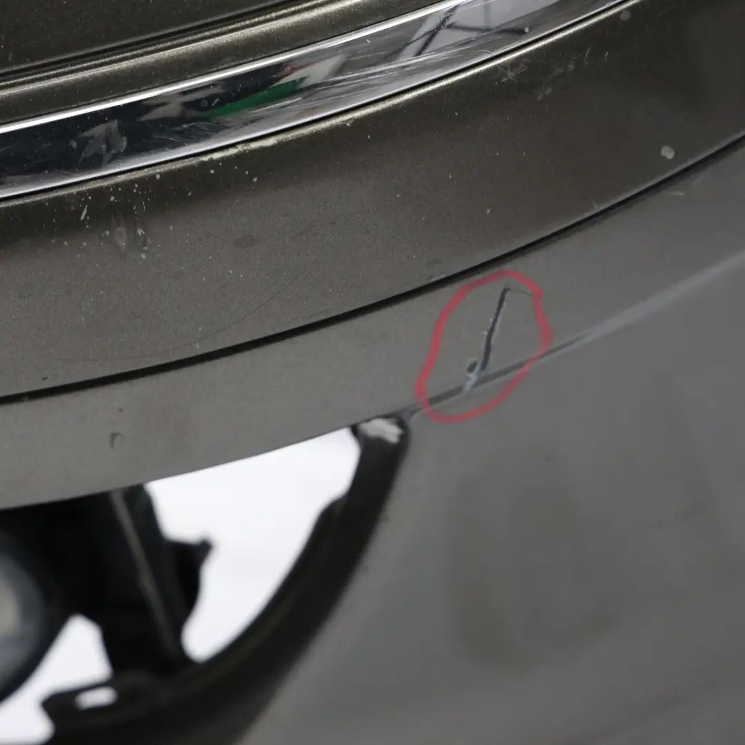 Front Bumper Trim Panel Indium Grey Metallic - 963 to Mercedes W211 with Part number A2118801640 Mercedes W211 Front Bumper Trim Panel Indium Grey Metallic - 963 - SKU A2118801640-ING - Part number A2118801640