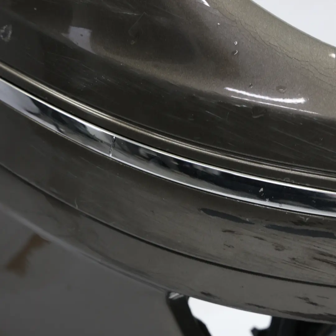 Front Bumper Trim Panel Indium Grey Metallic - 963 to Mercedes W211 with Part number A2118801640 Mercedes W211 Front Bumper Trim Panel Indium Grey Metallic - 963 - SKU A2118801640-ING - Part number A2118801640