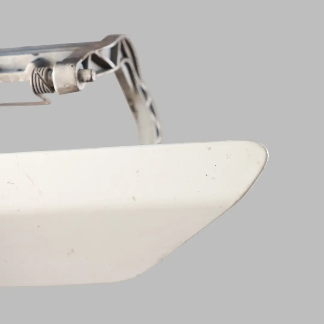 Mercedes W212 Front Bumper Headlight Washer Cover Cap Left N/S Calcite White 650 - SKU A2128600108-CW - Part number A2128600108