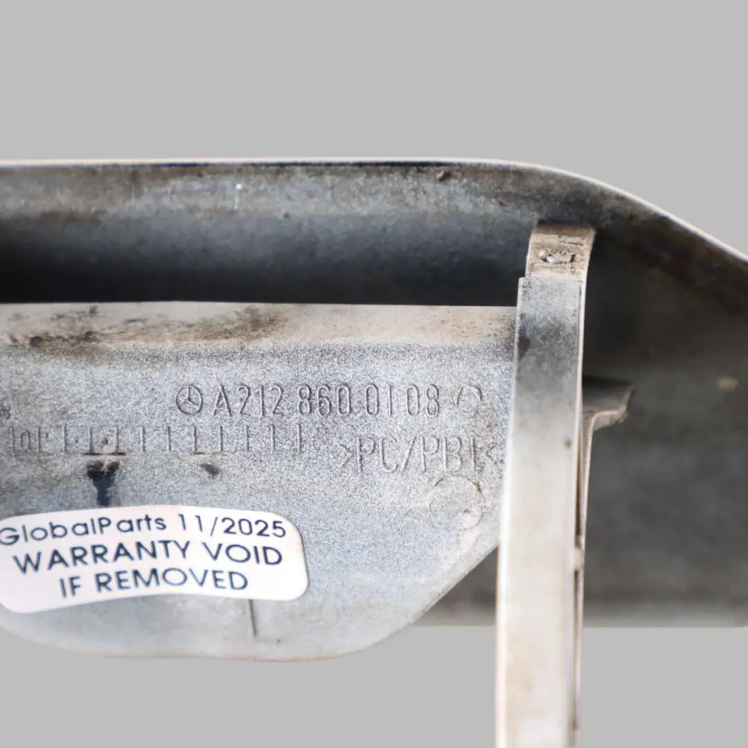 Front Bumper Headlight Washer Cover Cap Left N/S Calcite White 650 to Mercedes W212 with Part number A2128600108 Mercedes W212 Front Bumper Headlight Washer Cover Cap Left N/S Calcite White 650 - SKU A2128600108-CW - Part number A2128600108