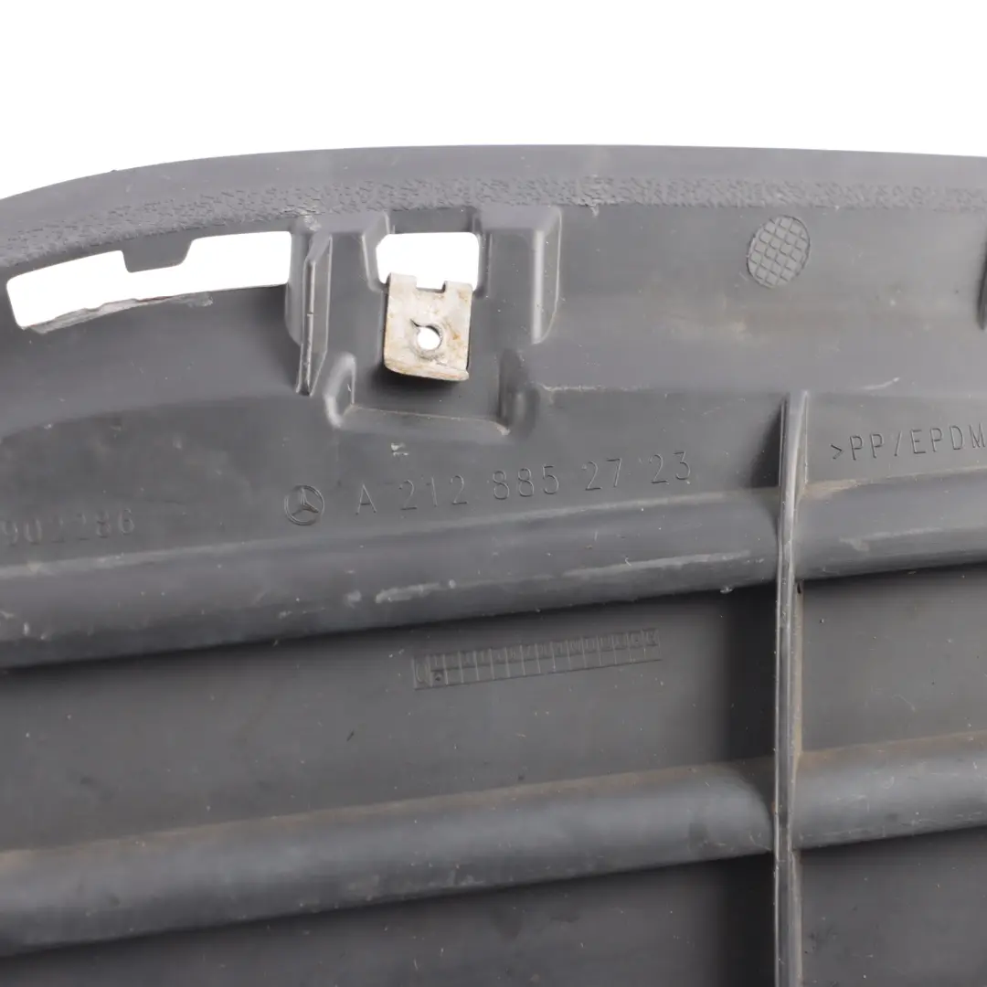 Front Bumper Lower Grille Cover Trim Left N/S to Mercedes W212 S212 with Part number A2128852723 Mercedes W212 S212 Front Bumper Lower Grille Cover Trim Left N/S - SKU A2128852723 - Part number A2128852723