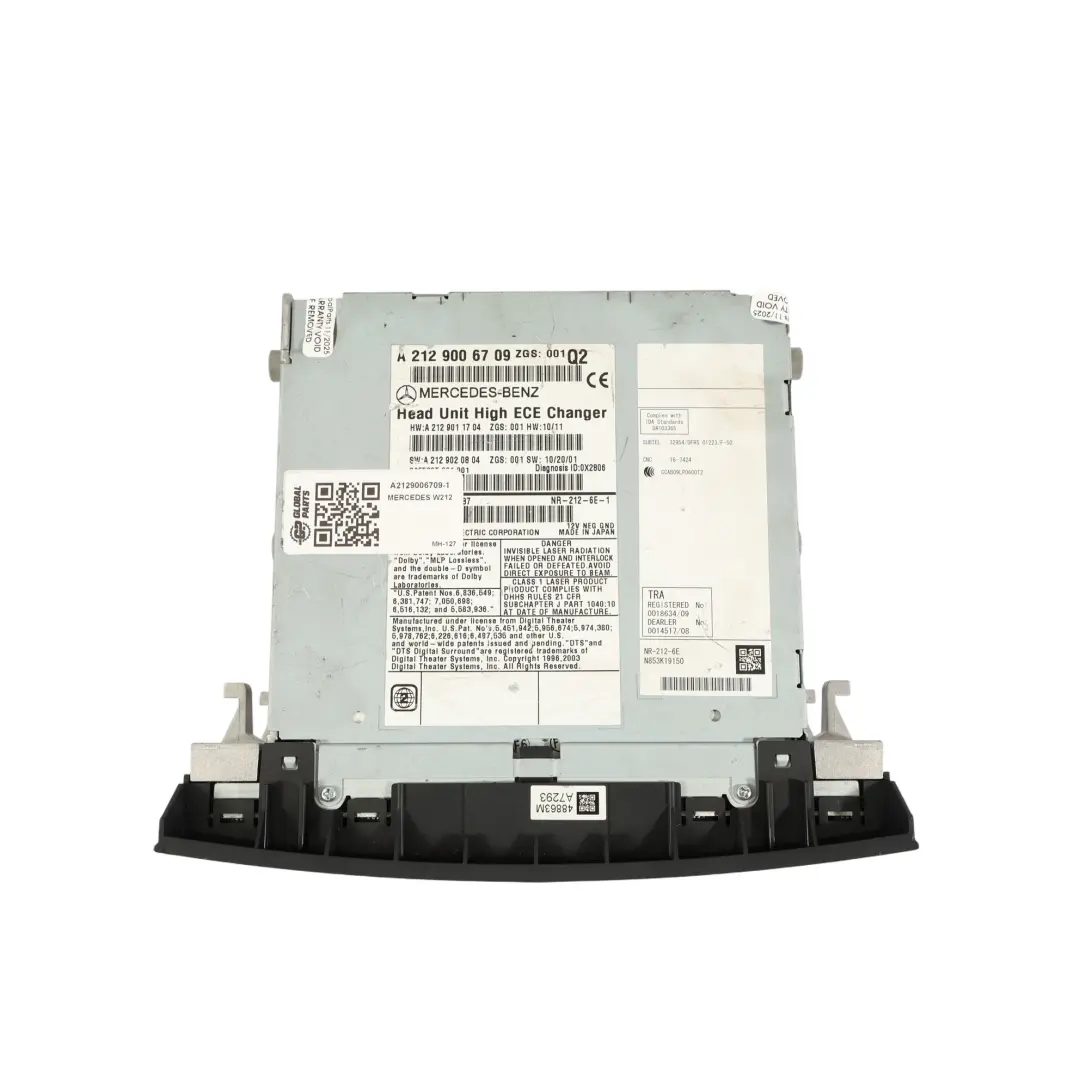 Mercedes C207 W212 Unidad Principal High Radio GPS DVD Bluetooth - SKU A2129006709-1 - Número de pieza A2129006709