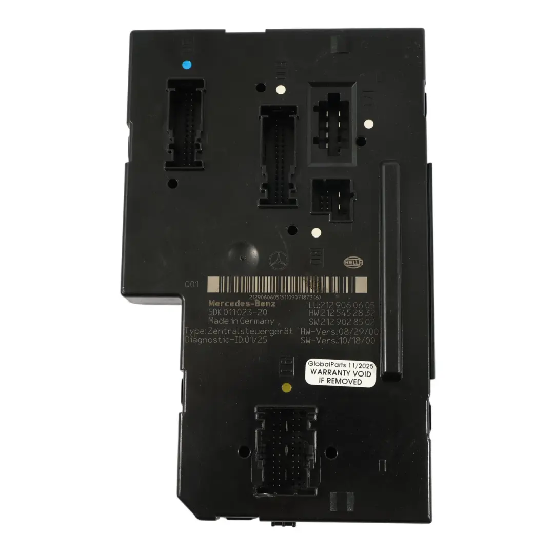 Mercedes W212 Module De Commande De Relais Arrière SAM - SKU A2129060605-1 - Numéro de pièce A2129060605