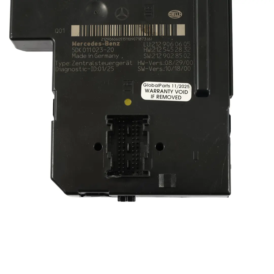 Sicherungskasten Hinten Relais Steuer Modul SAM für Mercedes W212 mit Teilenummer A2129060605 Mercedes W212 Sicherungskasten Hinten Relais Steuer Modul SAM - SKU A2129060605-1 - Teilenummer A2129060605