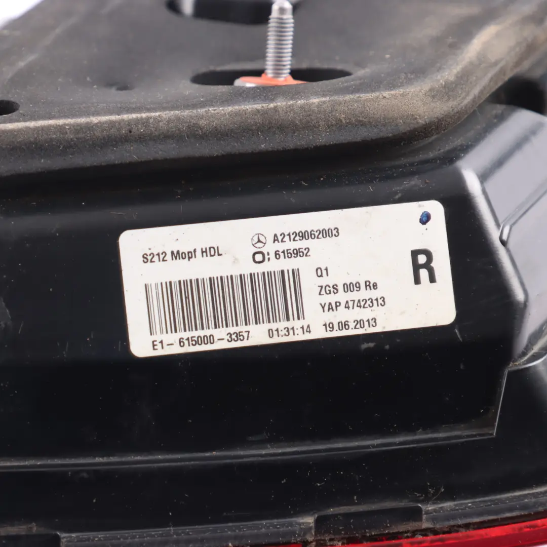 Mercedes S212 Rear Tailgate Lamp Right O/S Inner Trunk Lid Light - SKU RHD-A2129062003 - Part number A2129062003