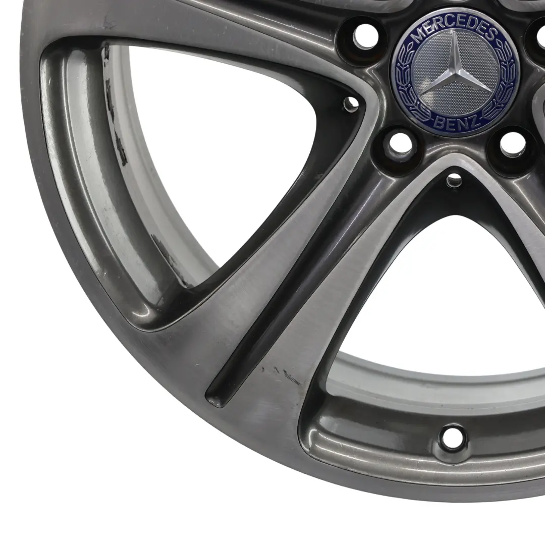  Llanta de aleación Mercedes W213 18" 8J ET:43 5 radios - SKU A2134011400-1 - Número de pieza A2134011400