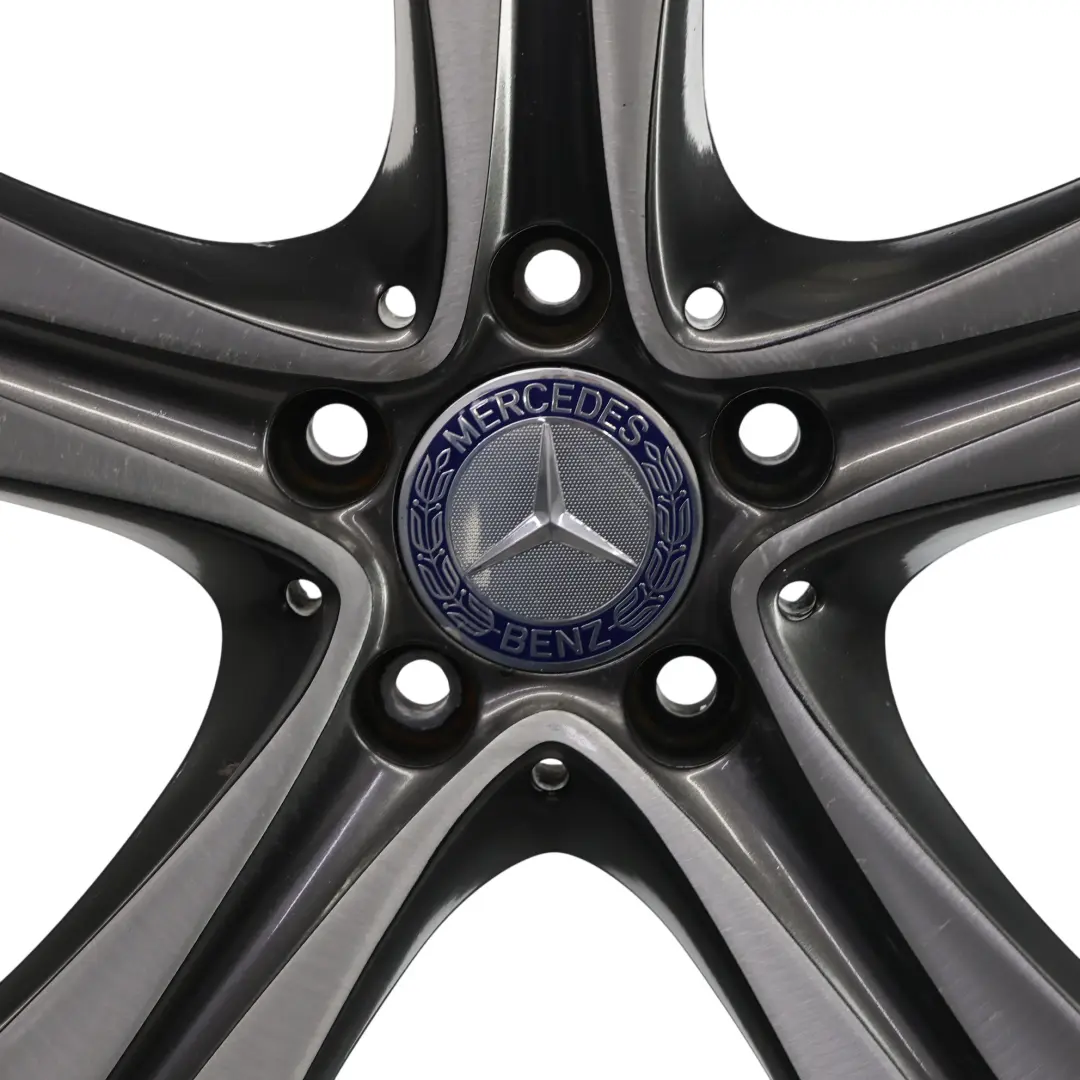 Mercedes W213 Alloy Wheel Rim 18" 8J ET:43 5-Spoke - SKU A2134011400-1 - Part number A2134011400
