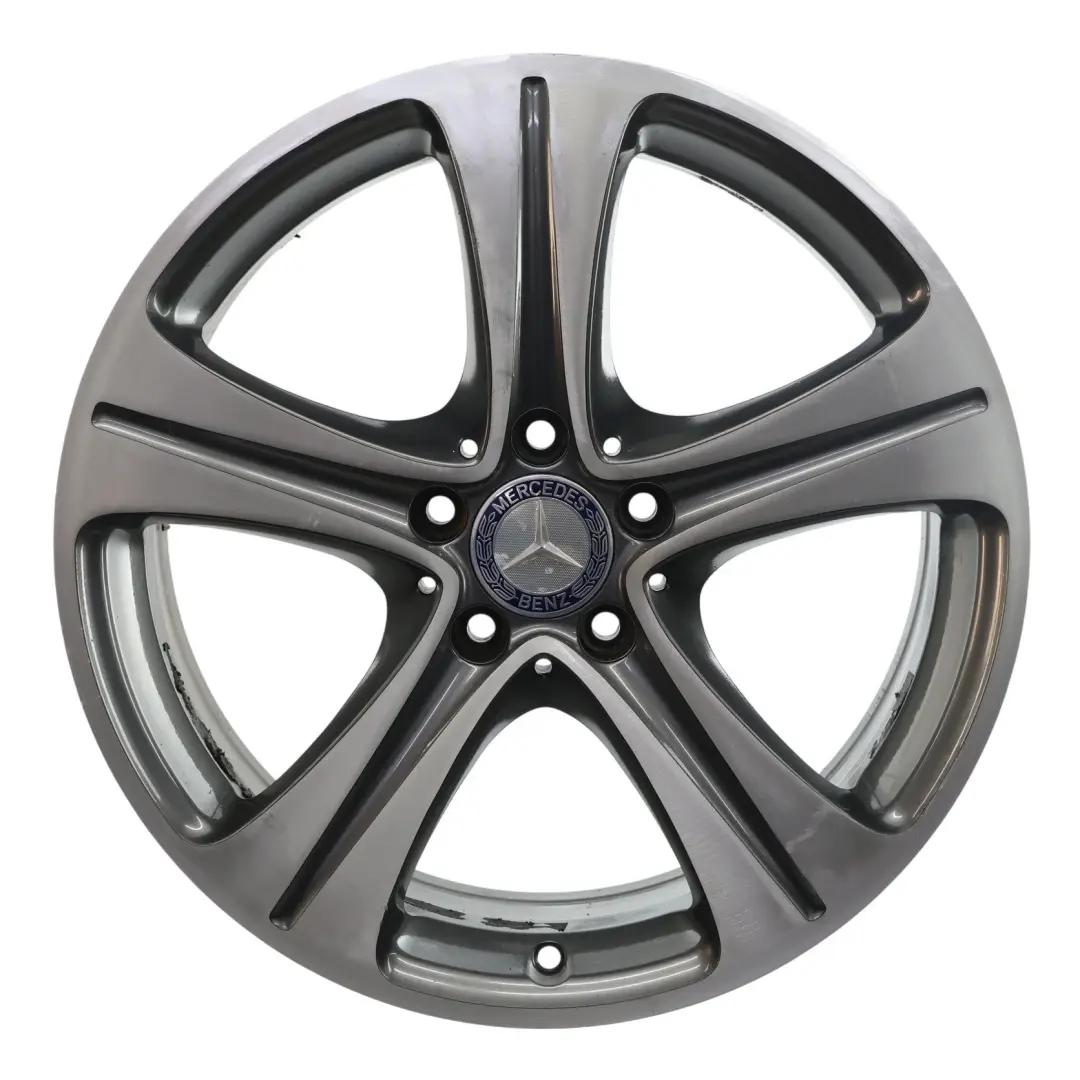 Mercedes W213 Alloy Wheel Rim 18" 8J ET:43 5-Spoke - SKU A2134011400-2 - Part number A2134011400