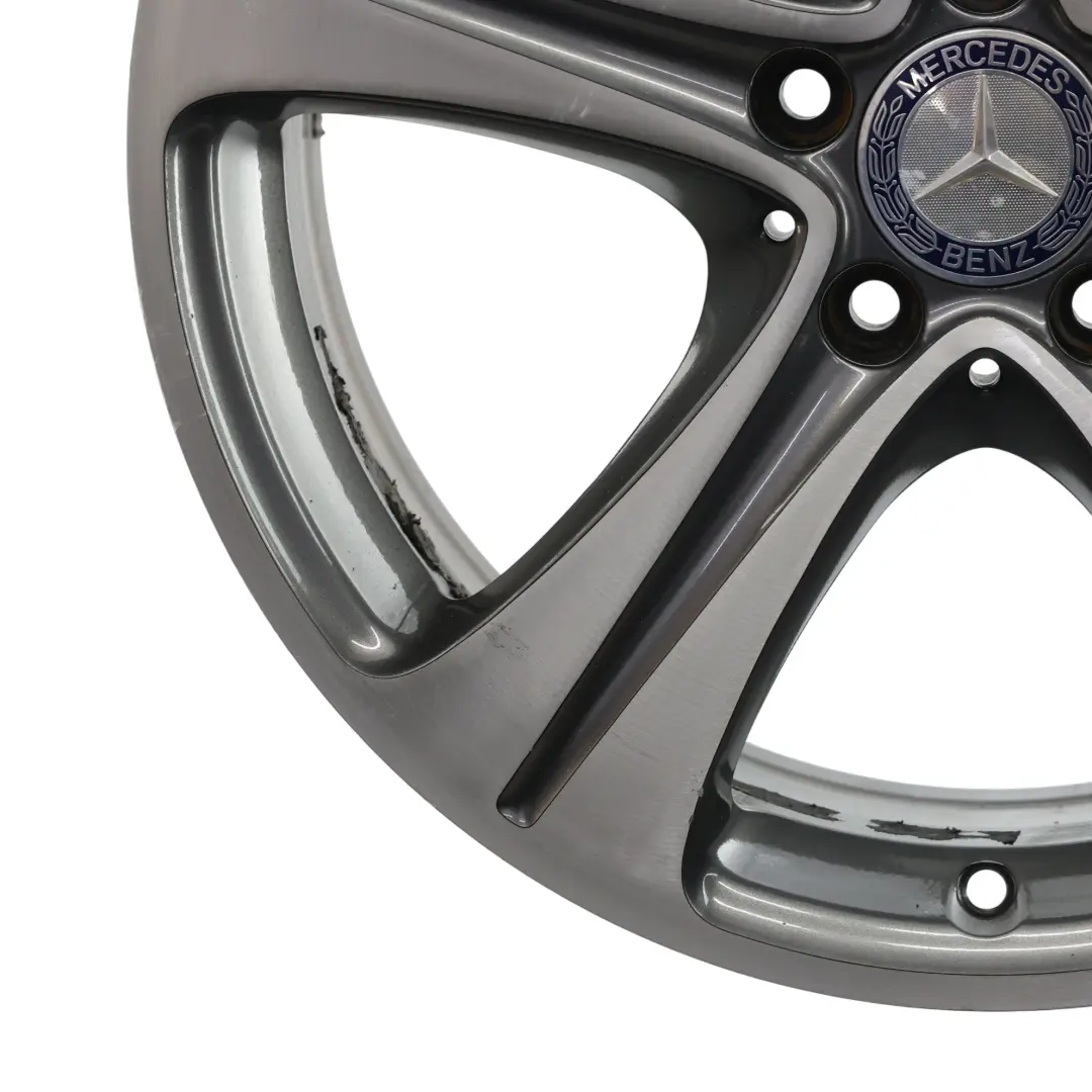 Mercedes W213 Alloy Wheel Rim 18" 8J ET:43 5-Spoke - SKU A2134011400-2 - Part number A2134011400