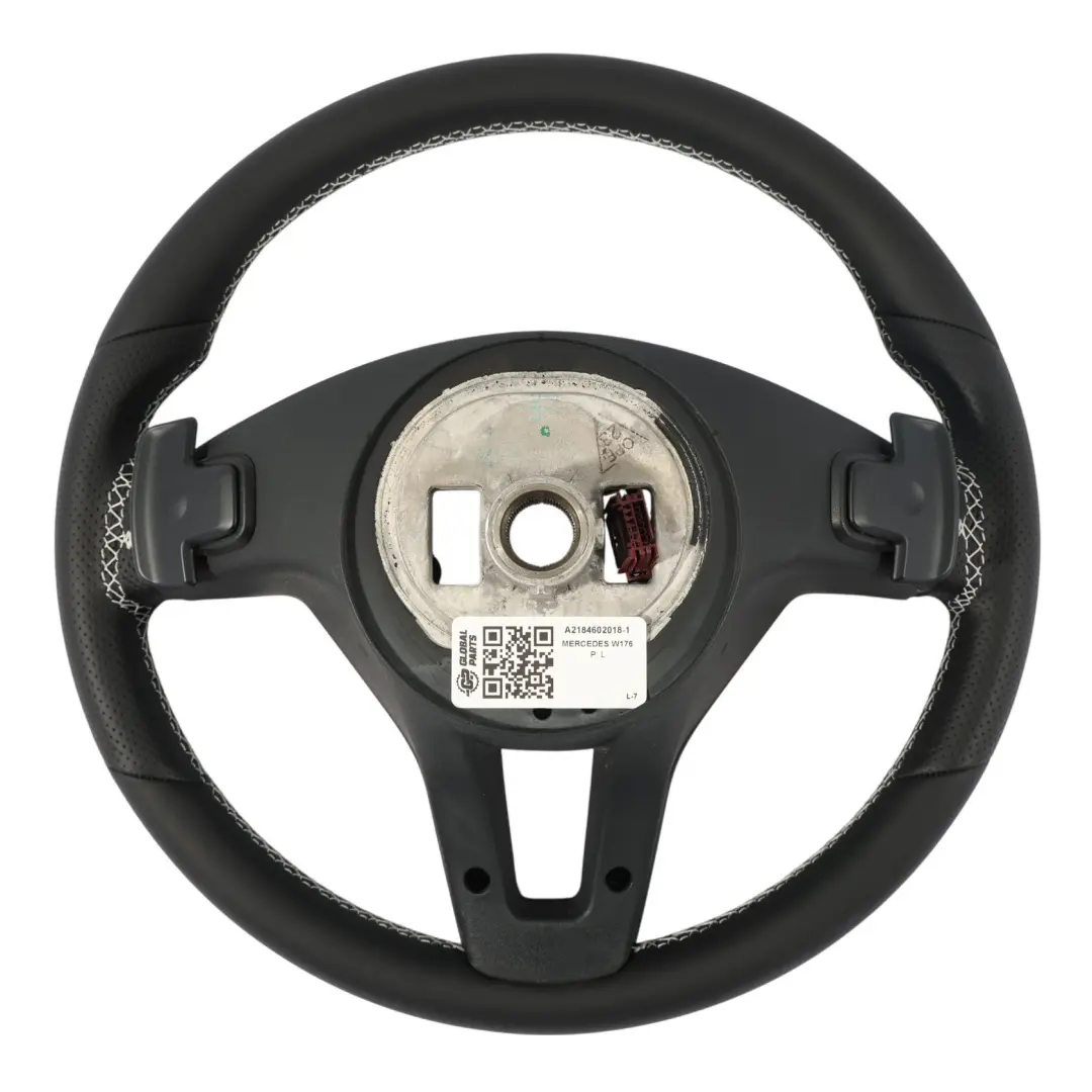 Mercedes W176 Kierownica Sport Nowa Skóra Łopatki - SKU A2184602018-1 - Numer Części A2184602018