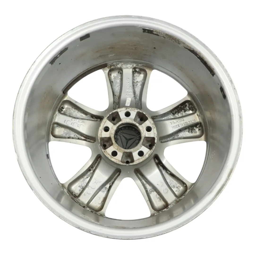 Alloy Rim 18" 8,5J ET:43 5-Spoke to Mercedes W221 Silver Wheel with Part number A2214012102 Mercedes W221 Silver Wheel Alloy Rim 18" 8,5J ET:43 5-Spoke - SKU A2214012102-4 - Part number A2214012102
