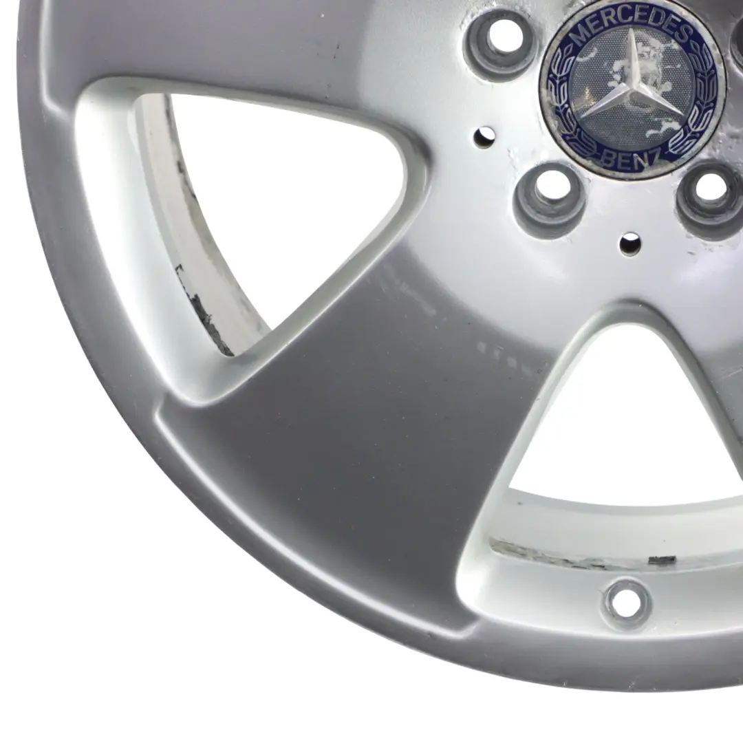 Alloy Rim 18" 8,5J ET:43 5-Spoke to Mercedes W221 Silver Wheel with Part number A2214012102 Mercedes W221 Silver Wheel Alloy Rim 18" 8,5J ET:43 5-Spoke - SKU A2214012102-4 - Part number A2214012102