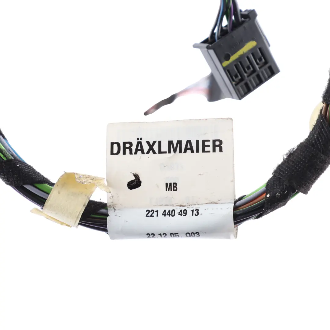 Mercedes W221 Door Harness Wiring Loom Front Passenger Side - SKU A2214404913 - Part number A2214404913