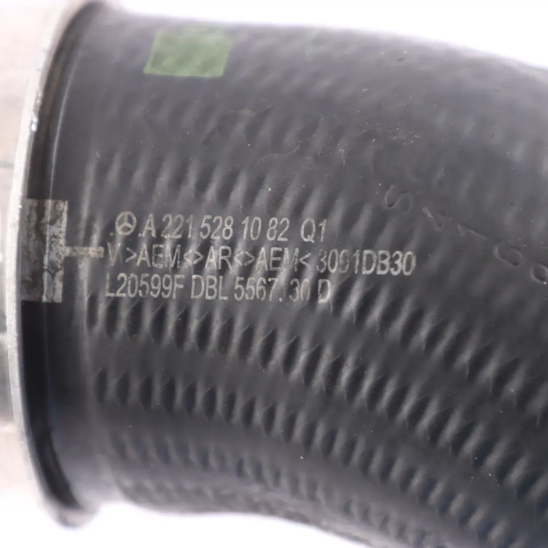 Intake Hose Intercooler Charge Pipe OM642 to Mercedes W212 W221 Air with Part number A2215281082 Mercedes W212 W221 Air Intake Hose Intercooler Charge Pipe OM642 - SKU A2215281082-1 - Part number A2215281082