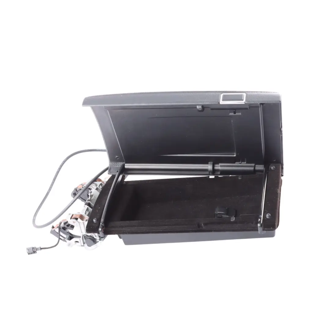 Mercedes W221 Centre Console Armrest Storage Cover Black Leather - SKU A2216800939-1 - Part number A2216800939