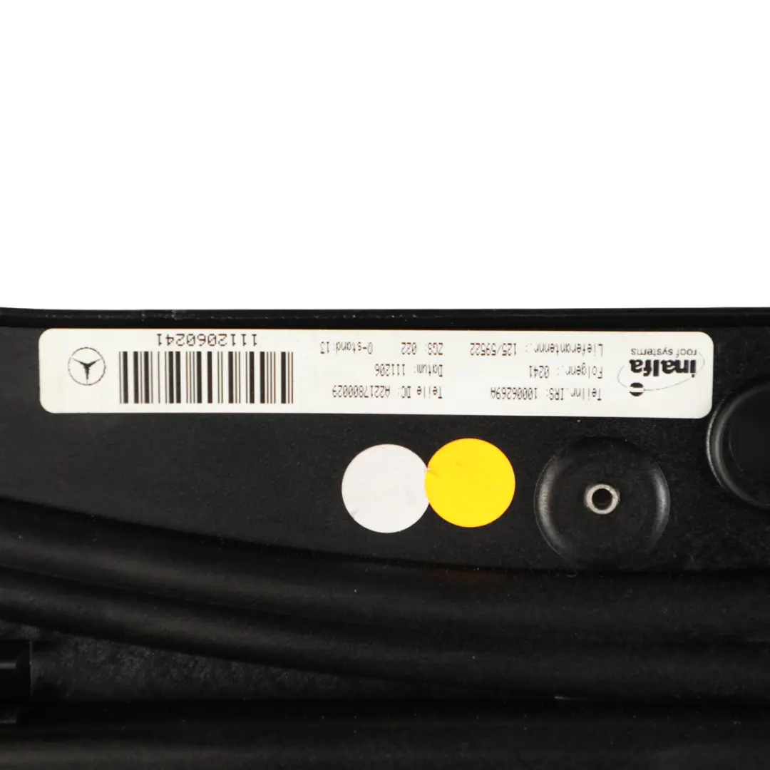 Mercedes W221 Szyberdach Przesuwny Dach Zespół Mechanizmu Szyby - SKU A2217800429-2 - Numer Części A2217800429