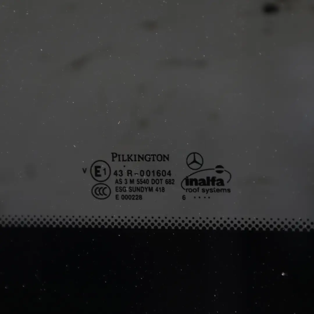 Mercedes W221 Sunroof Sliding Roof Mechanism Assembly Window Glass - SKU A2217800429-2 - Part number A2217800429