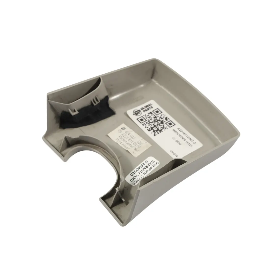 Osłona Panel Zaślepka Wewnętrzna Lusterka do Mercedes W221 o numerze A2218110007 Mercedes W221 Osłona Panel Zaślepka Wewnętrzna Lusterka - SKU A2218110007-2 - Numer Części A2218110007