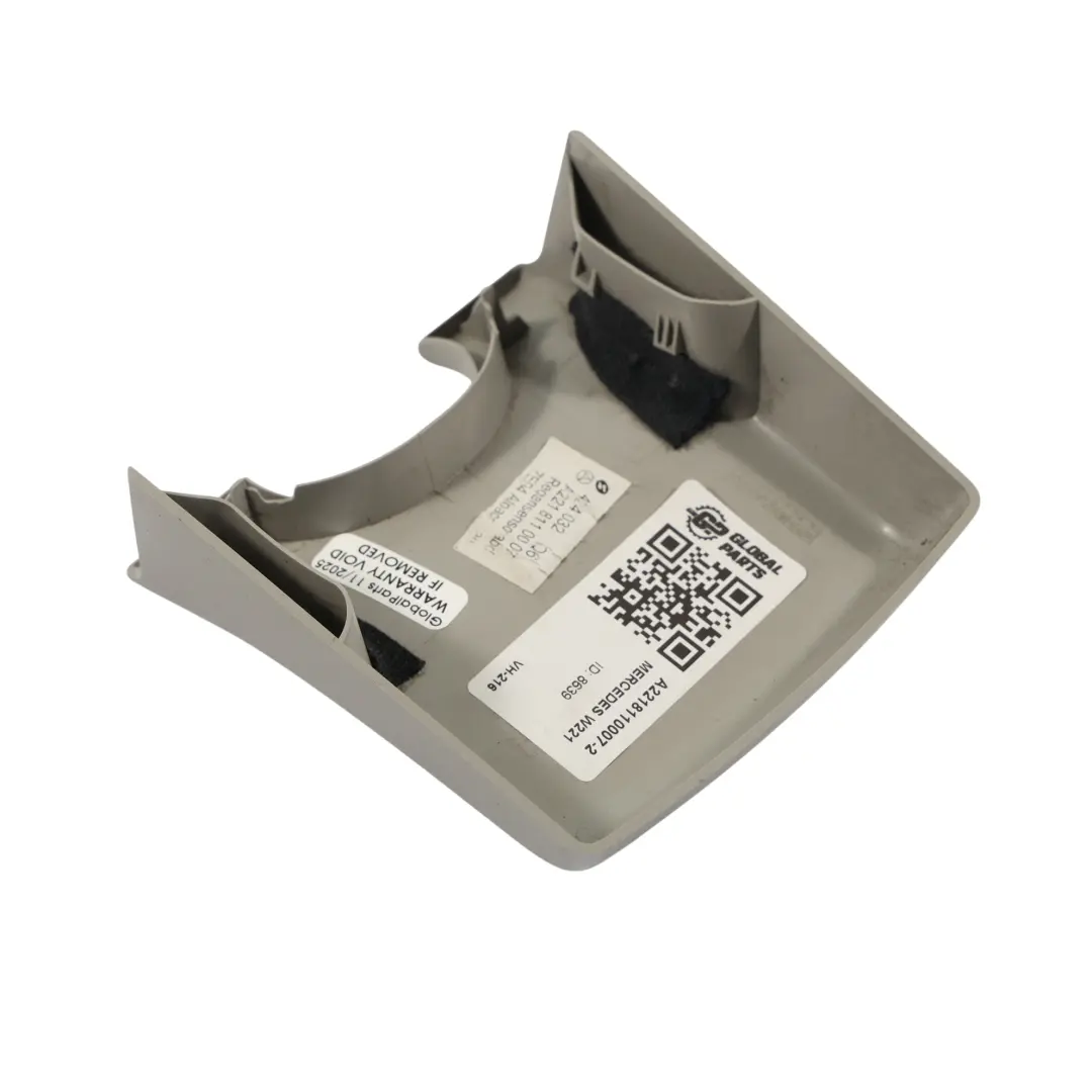 Osłona Panel Zaślepka Wewnętrzna Lusterka do Mercedes W221 o numerze A2218110007 Mercedes W221 Osłona Panel Zaślepka Wewnętrzna Lusterka - SKU A2218110007-2 - Numer Części A2218110007
