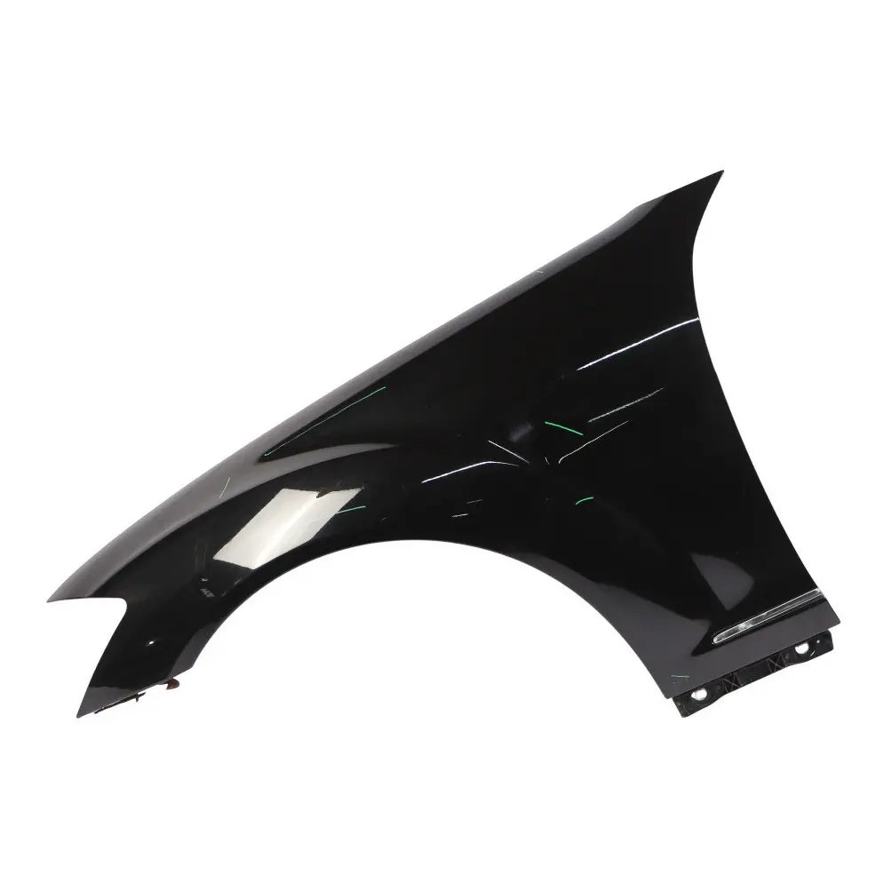 Mercedes W221 Front Left N/S Side Panel Wing Fender Obsidian Black - 197