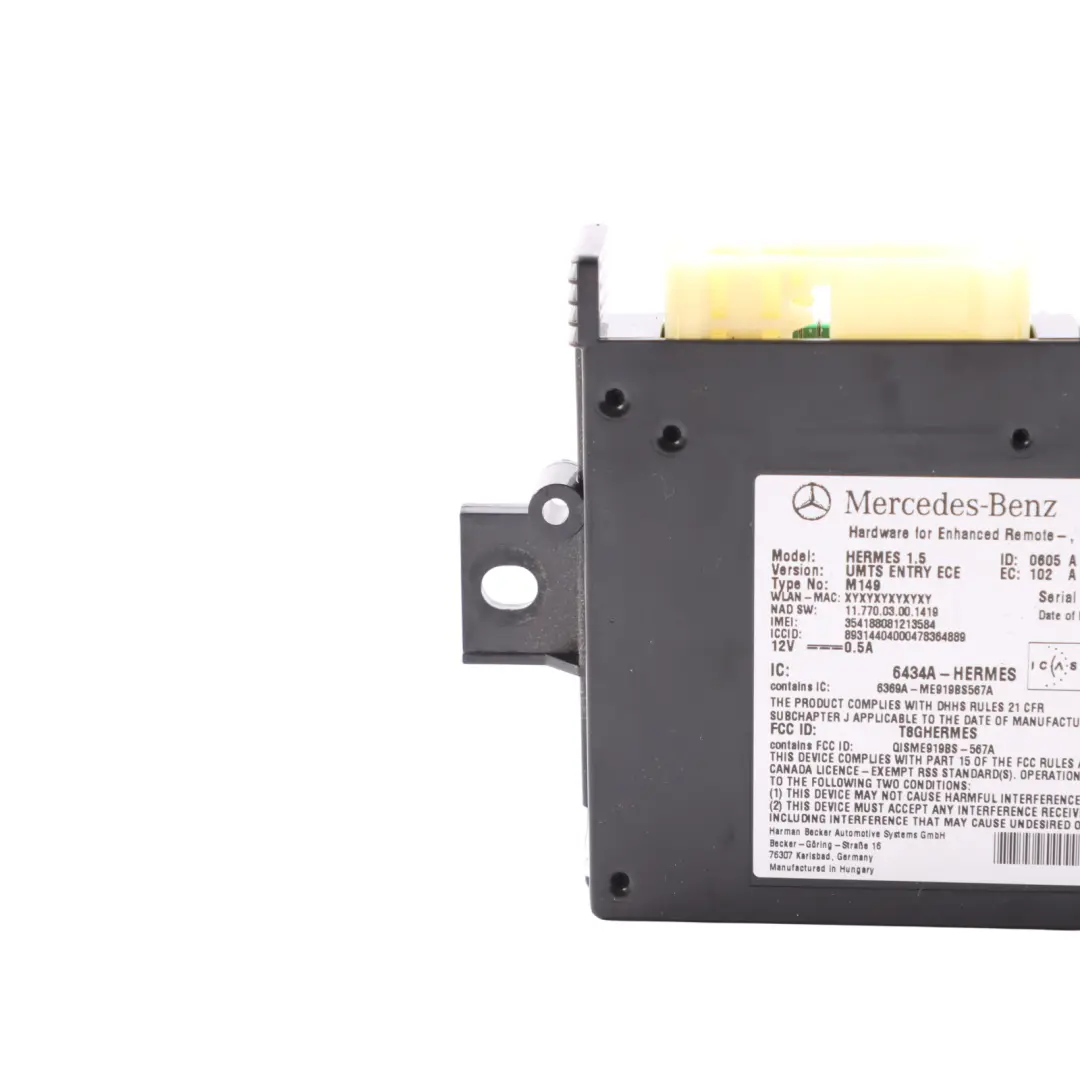 Bluetooth Module Multimedia Control Unit ECU to Mercedes W176 W205 with Part number A2229005315 Mercedes W176 W205 Bluetooth Module Multimedia Control Unit ECU - SKU A2229005315-1 - Part number A2229005315