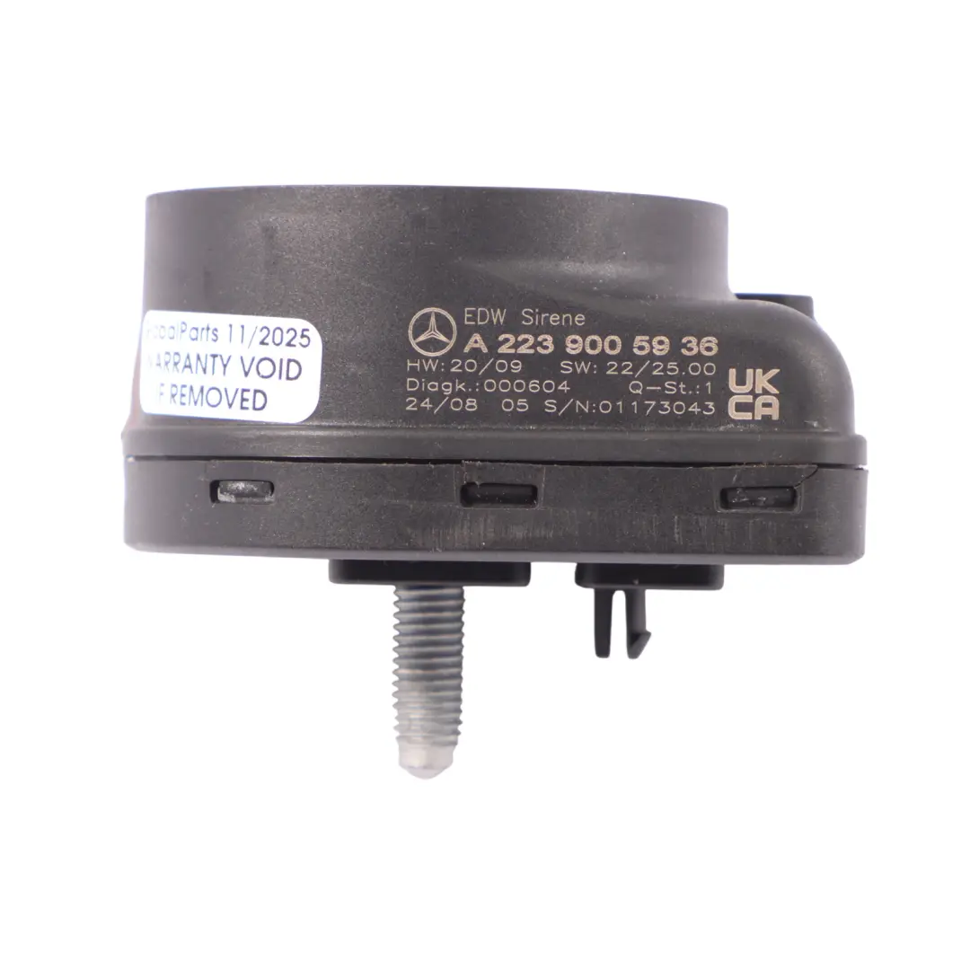 Alarme Antivol Sirène Klaxon Signal Fanfare pour Mercedes CL C118 W177 à propos du numéro de pièce A2239005936 Mercedes CL C118 W177 Alarme Antivol Sirène Klaxon Signal Fanfare - SKU A2239005936 - Numéro de pièce A2239005936