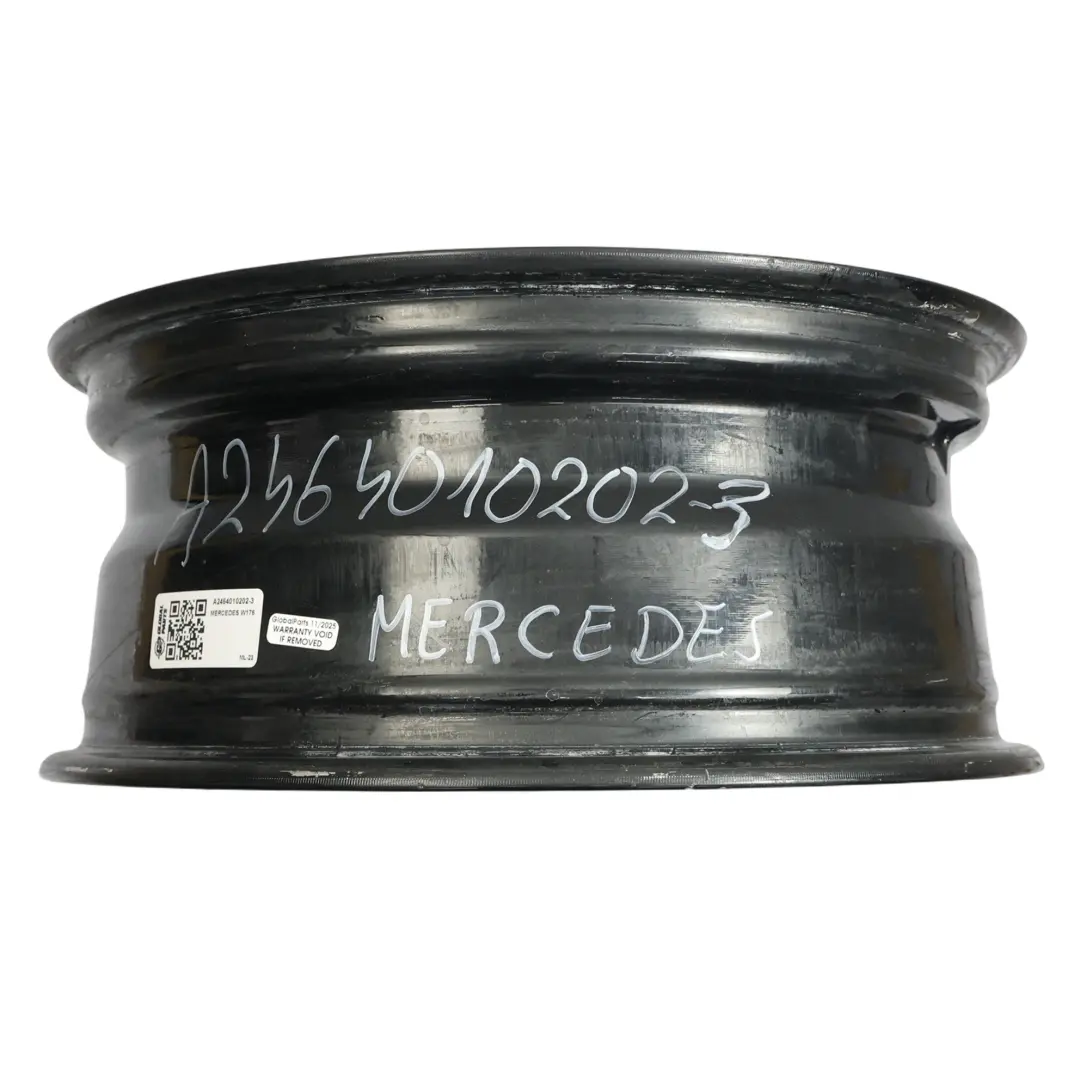Mercedes W176 W246 Cerchio Ruota Lega Nero 16" ET:49 6,5J 10 Razze - SKU A2464010202-3 - Numero di parte A2464010202