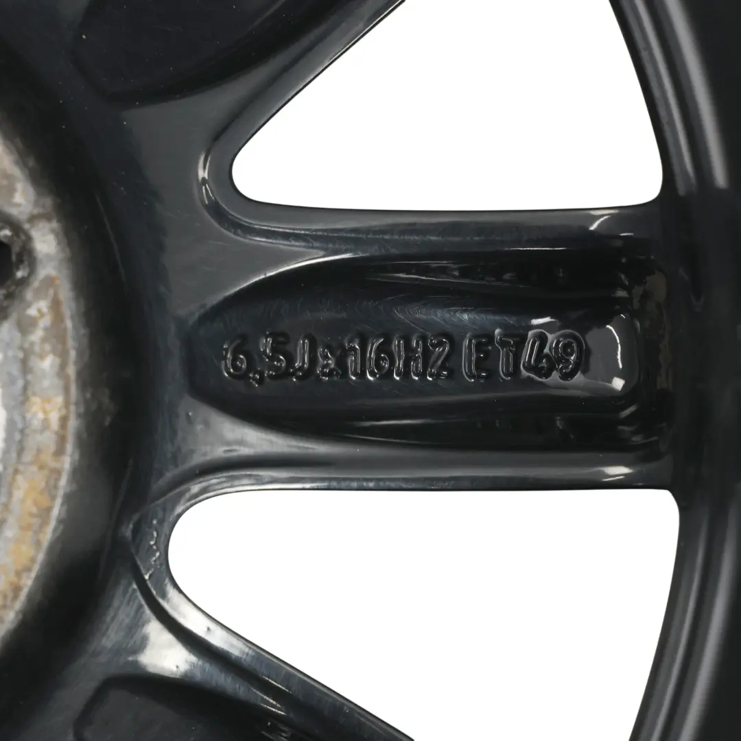 Cerchio Ruota Lega Nero 16" ET:49 6,5J 10 Razze per Mercedes W176 W246 con numero di parte A2464010202 Mercedes W176 W246 Cerchio Ruota Lega Nero 16" ET:49 6,5J 10 Razze - SKU A2464010202-3 - Numero di parte A2464010202