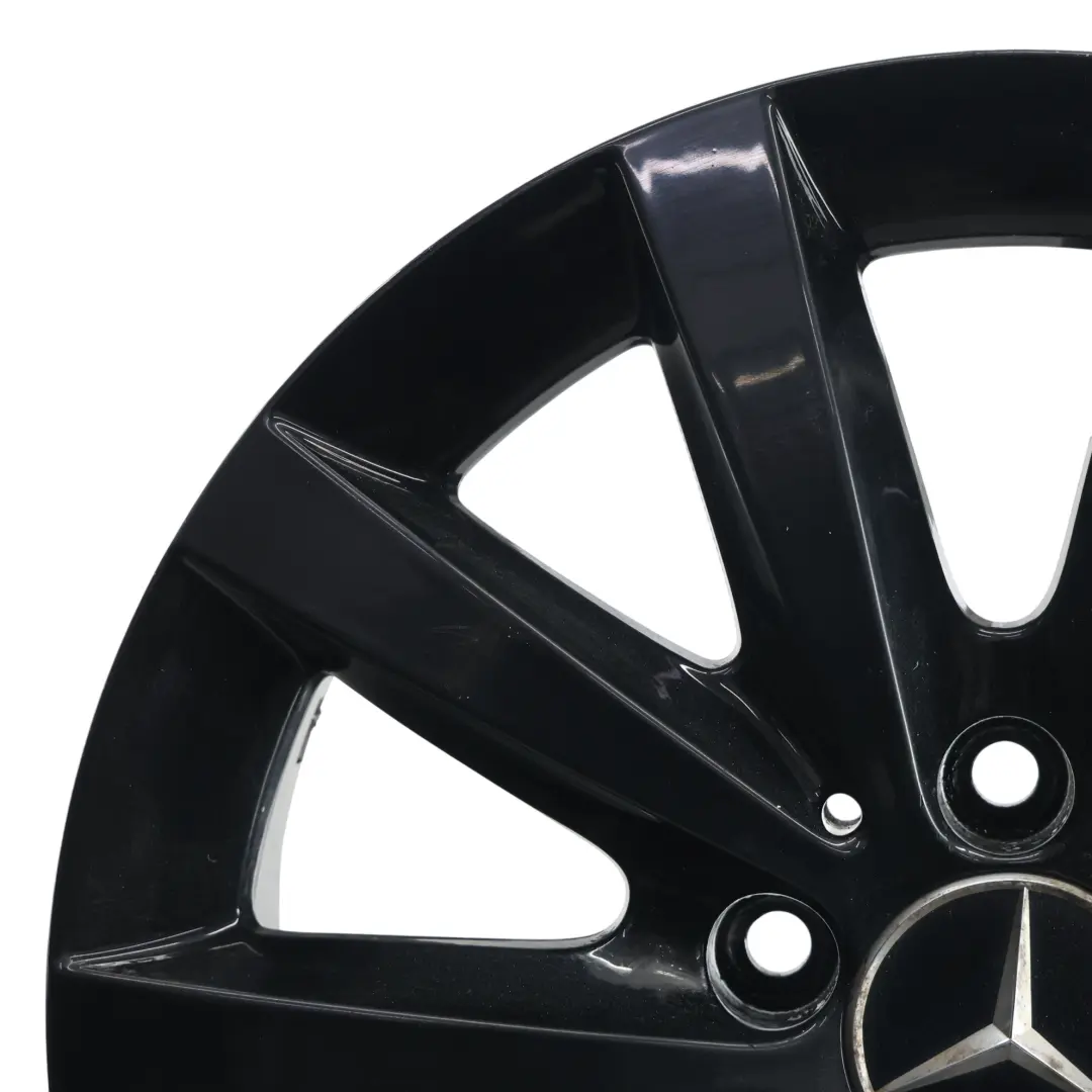 Rim Alloy Black 16" ET:49 6,5J 10 Spoke to Mercedes W176 W246 Wheel with Part number A2464010202 Mercedes W176 W246 Wheel Rim Alloy Black 16" ET:49 6,5J 10 Spoke - SKU A2464010202-3 - Part number A2464010202