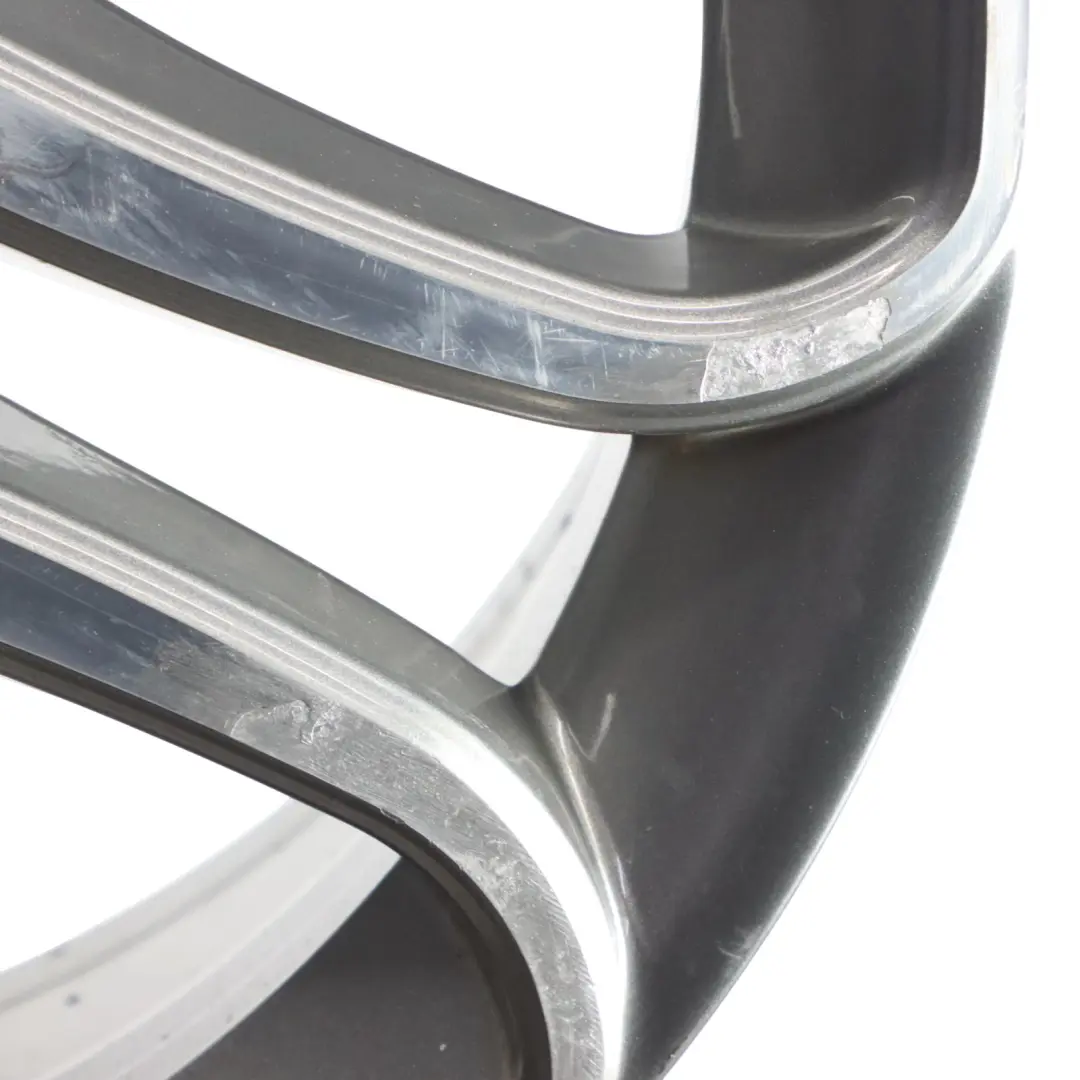 Mercedes W176 Wheel Alloy Rim 17" 5 Double Spoke ET:52.5 7.5J - SKU A2464010302-2 - Part number A2464010302