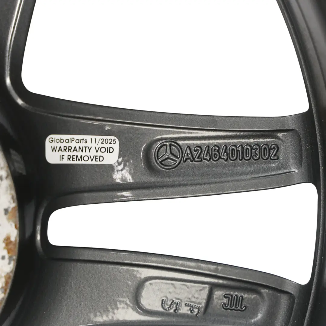 Mercedes W176 17" Felga Aluminiowa ET:52.5 7.5J - SKU A2464010302-3 - Numer Części A2464010302