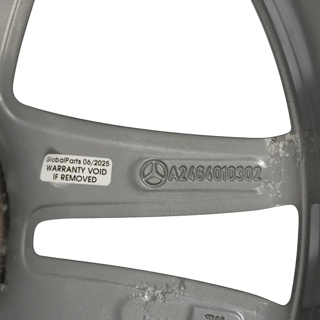 Felge 17" 5 Doppel Speichen ET:52.5 7.5J für Mercedes W176 mit Teilenummer A2464010302 Mercedes W176 Felge 17" 5 Doppel Speichen ET:52.5 7.5J - SKU A2464010302-4 - Teilenummer A2464010302