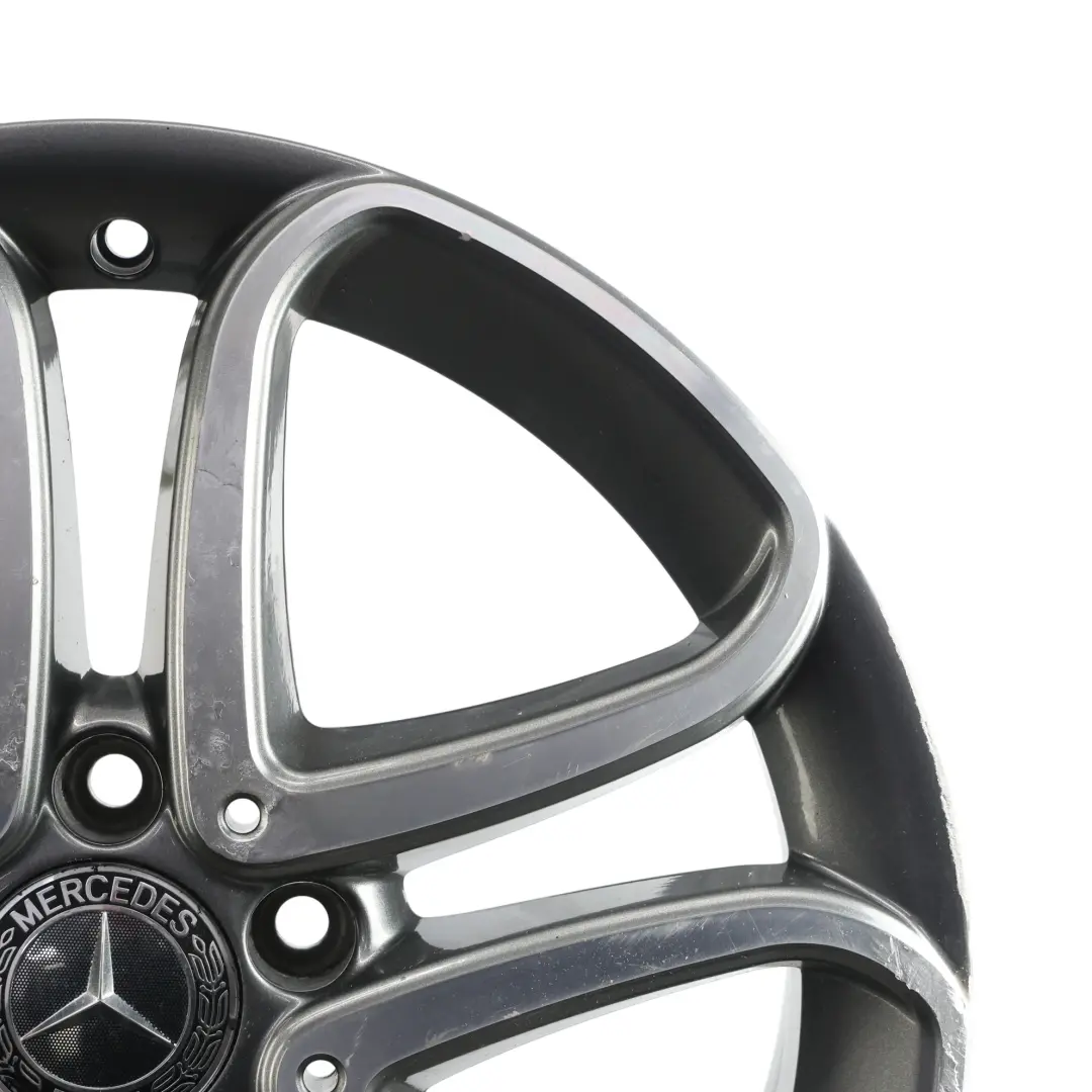 Mercedes W176 Felga Aluminiowa Srebrna 17" 7.5J ET:52.5 - SKU A2464010302-4 - Numer Części A2464010302