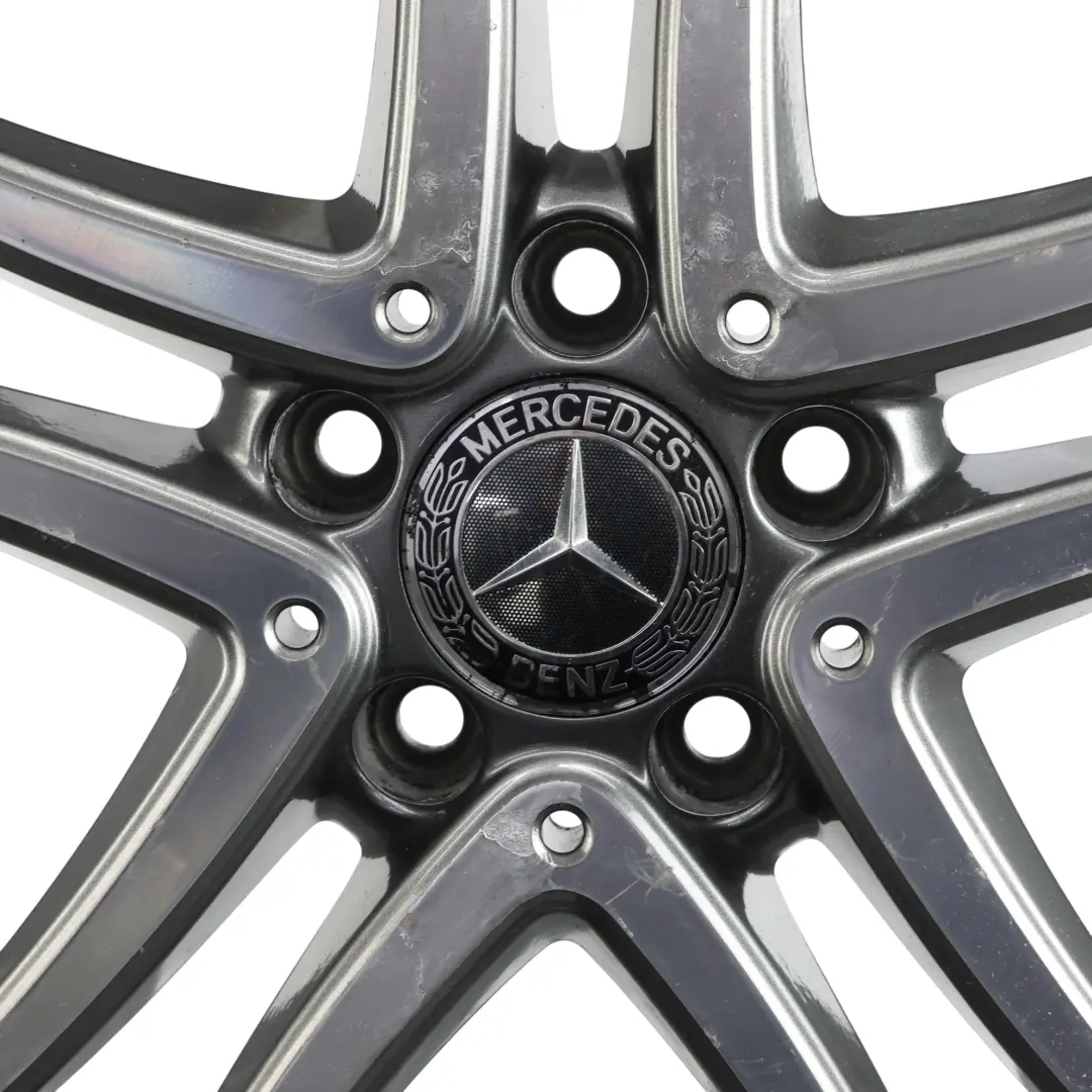 Llanta Aleación 17" 5 Radios Dobles ET:52.5 7.5J para Mercedes W176 con número de pieza A2464010302 Mercedes W176 Llanta Aleación 17" 5 Radios Dobles ET:52.5 7.5J - SKU A2464010302-4 - Número de pieza A2464010302