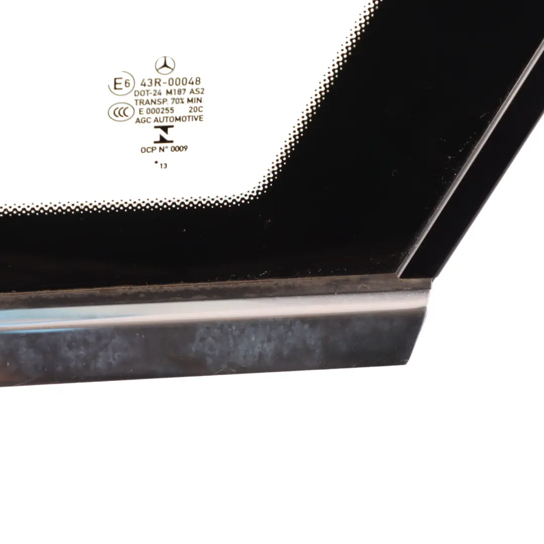 Mercedes W246 Rear Quarter Window Glass Fixed AS2 Right O/S - SKU A2466703301 - Part number A2466703301