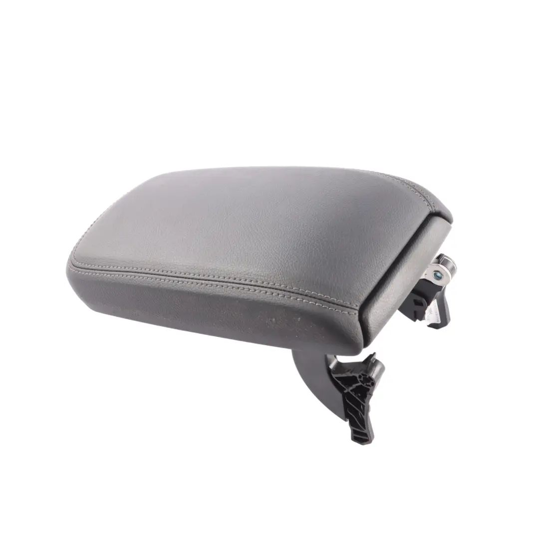 Centre Console Armrest Black Leather Grey Stitiching to Mercedes W246 with Part number A2466800019 Mercedes W246 Centre Console Armrest Black Leather Grey Stitiching - SKU A2466800019 - Part number A2466800019