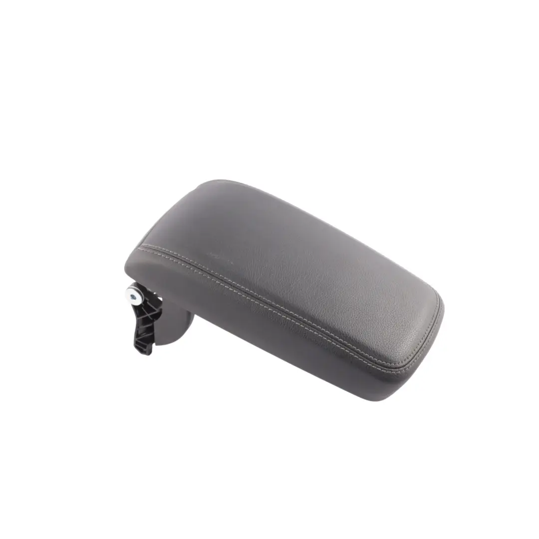 Centre Console Armrest Black Leather Grey Stitiching to Mercedes W246 with Part number A2466800019 Mercedes W246 Centre Console Armrest Black Leather Grey Stitiching - SKU A2466800019 - Part number A2466800019