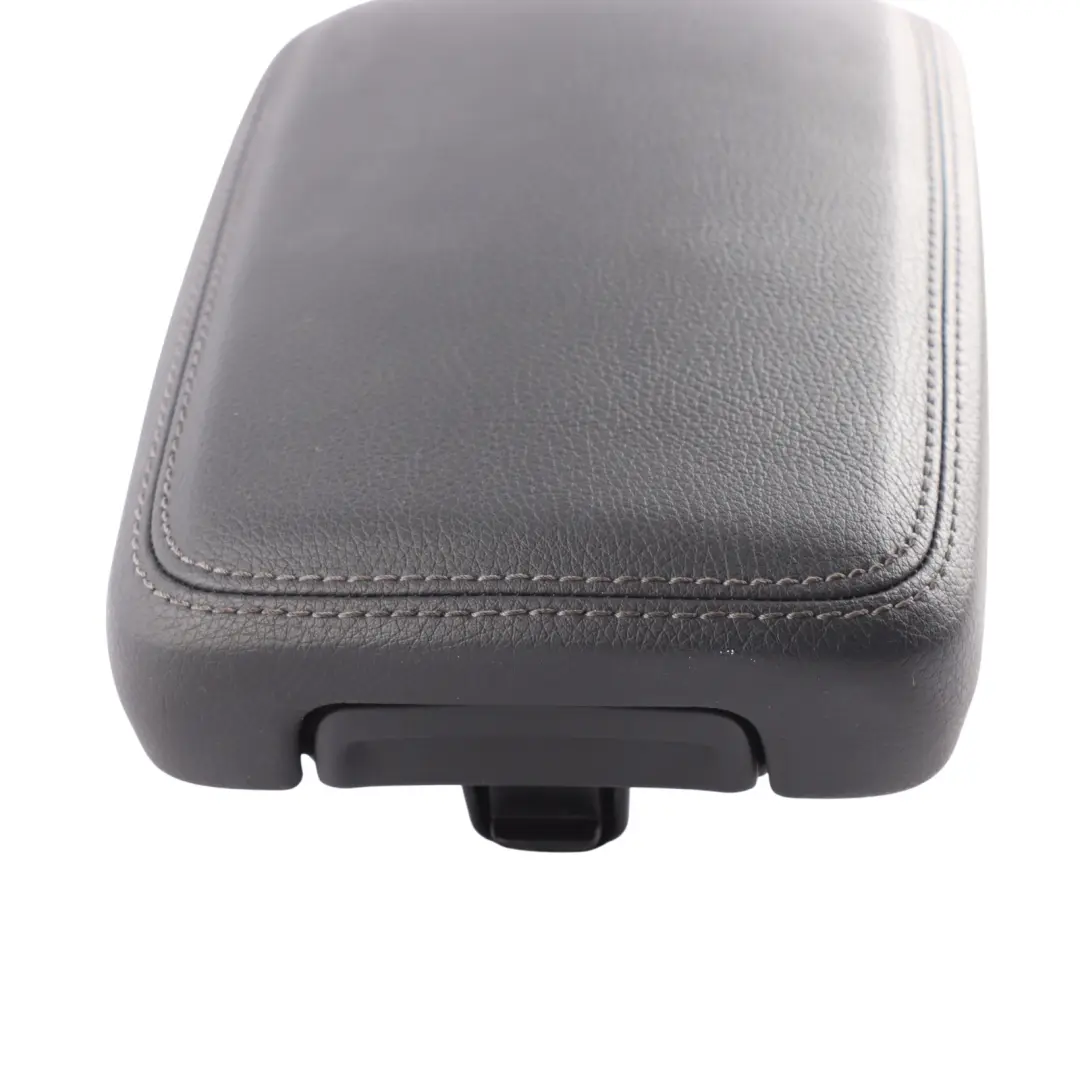 Centre Console Armrest Black Leather Grey Stitiching to Mercedes W246 with Part number A2466800019 Mercedes W246 Centre Console Armrest Black Leather Grey Stitiching - SKU A2466800019 - Part number A2466800019