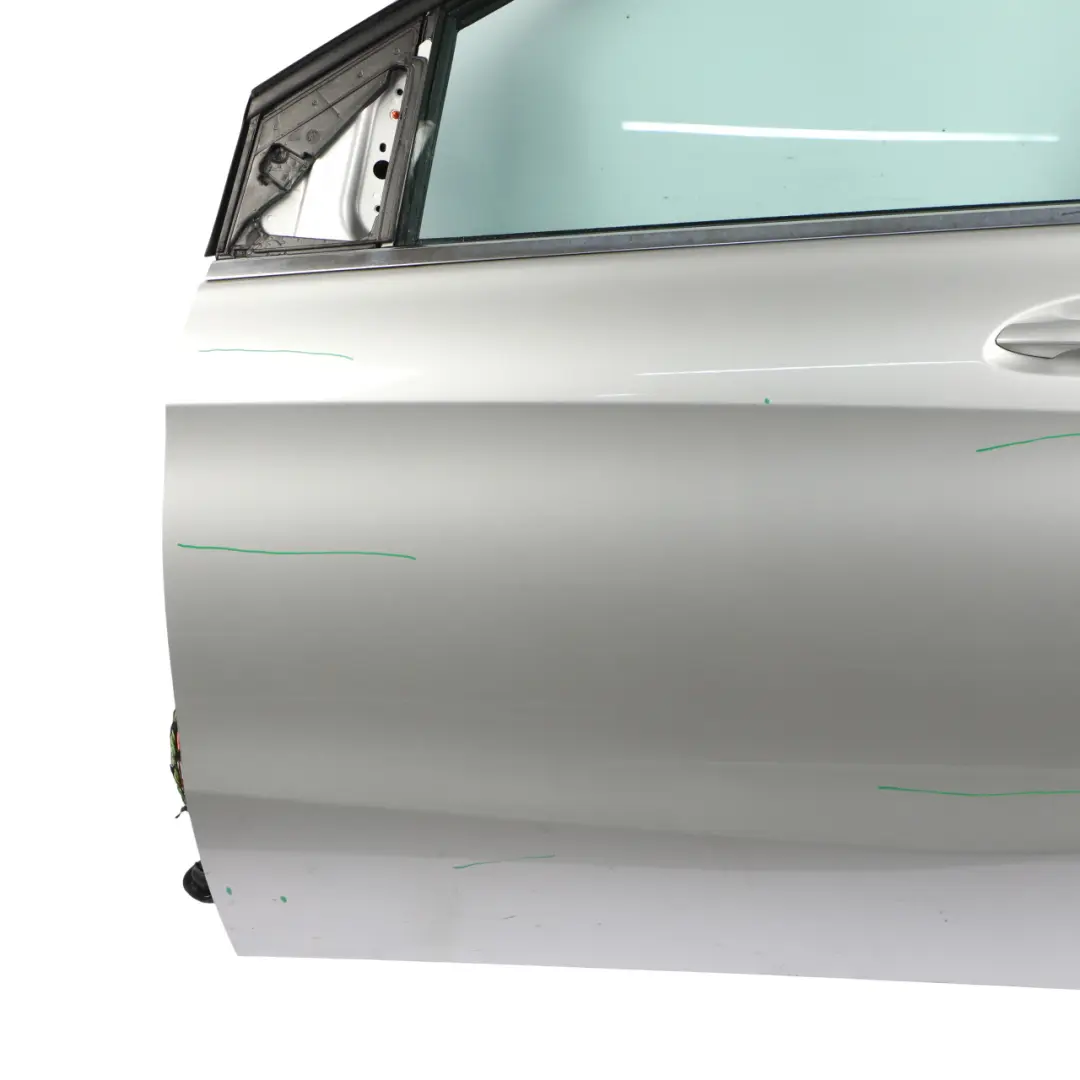 Door Front Left N/S B-Class Polar Silver Metallic - 761 to Mercedes W246 with Part number A2467200105 Mercedes W246 Door Front Left N/S B-Class Polar Silver Metallic - 761 - SKU A2467200105-PLS - Part number A2467200105