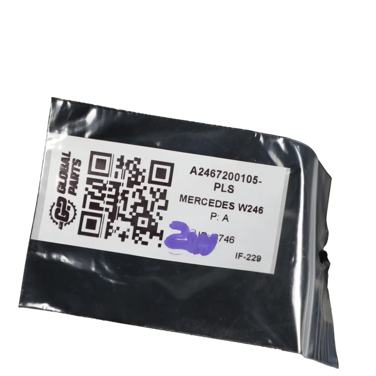 Mercedes W246 Porta anteriore sinistra Polar Silver Metallic - 761